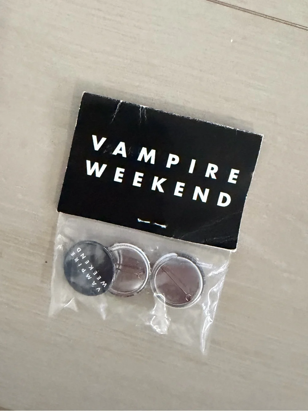 Vampire Weekend Buttons